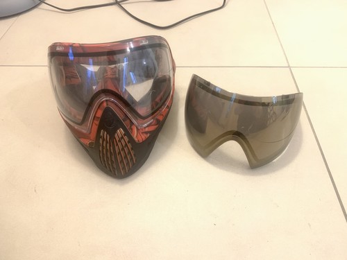 Paintball masque dye - red, +