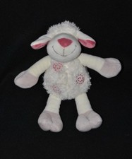 Peluche doudou mouton blanc