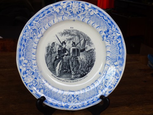 Assiette parlante creil - creil, et