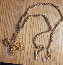 GAVILANE Paris - HAUTE COUTURE - Chaîne avec Croix Gothique - Excellent Etat -