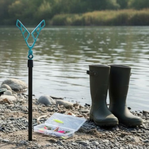 Support canne pêche - à,