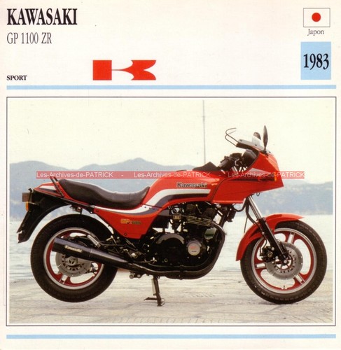 Kawasaki gpz 1100 1983 - gpz, zx