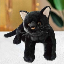 Peluche chat poupée chat noir