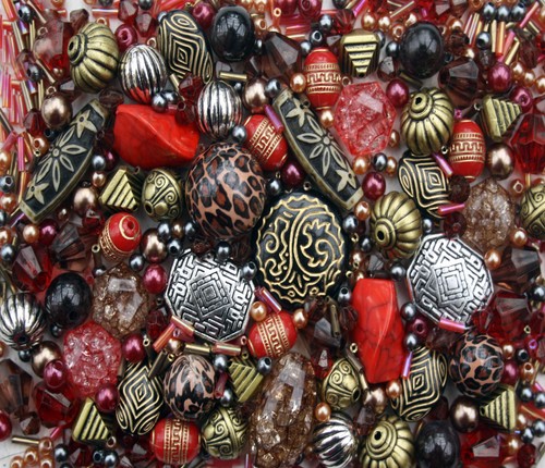 Rouge fabrication bijoux - rouge, de