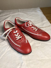 Snickers Femme Paraboots Rouges 39 Cuir Excellent État 