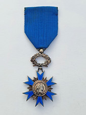 Ordre National du Mérite, argent, centres en 3 parties, 39x54 mm