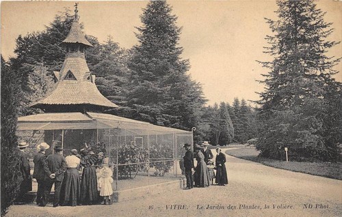Old postcard glass - old,