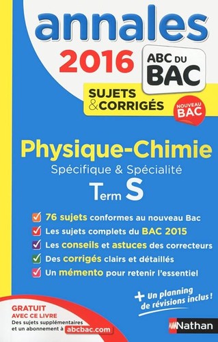 Annales abc bac 2016 - abc, du