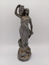 Statuette en régule argenté
