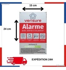 PROMO Plaque Plexi VERISURE MODÈLE 2025 24 cm X 15 cm NEUVE