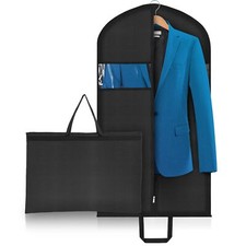 Housse Costume Homme Tissu Oxford Housse Vetements à Suspendre 2 Fenêtres Tra...