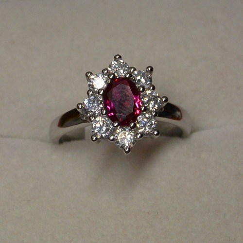 Bague t52 fleur marquise - bague,