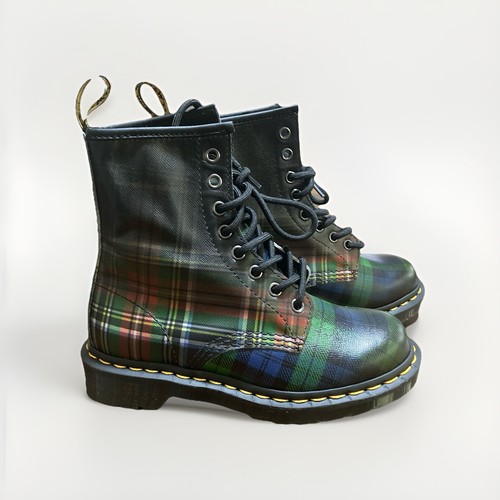 Martens boots 1460 - dr, tartan