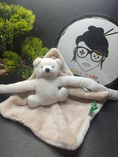 Doudou plat ours blanc grands