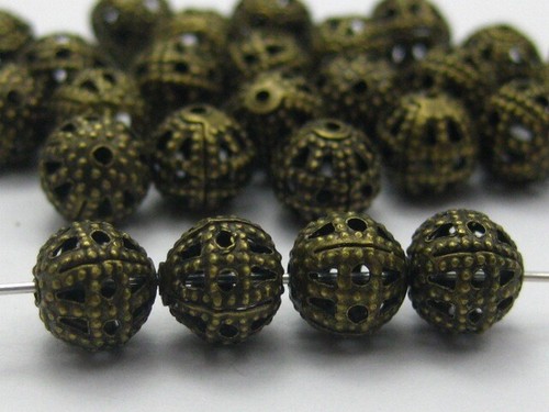 Lot perles 8mm - lot, 10