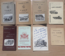 LOT Automobiles Luc COURT , brochure, publicité, tarif, notice, catalogue 1920