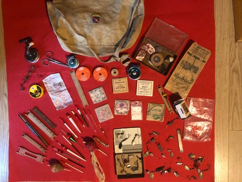 Materiel pêche ancien - de,