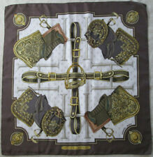 -Superbe Foulard HERMÈS  "