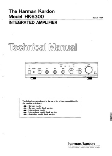 Service manuel instructions - service,