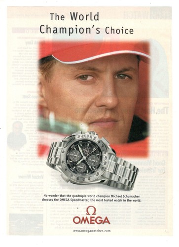 Omega publicité 2001 montre - omega,
