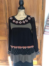 Blouse Tunique style bohème Nina Kaufmann taille S - 38 au 42
