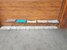 Lot tabouret camping vintage