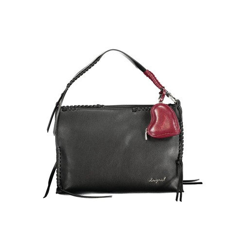 Desigual nero poliuretano - nero,