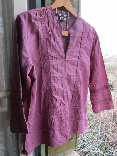 Blouse dentelle chemisier