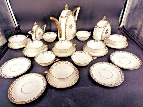 Service cafe porcelaine de - cafe,