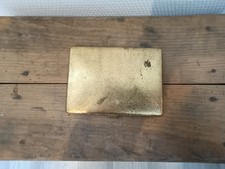 ANCIEN ETUI A CIGARETTES EN METAL DORE, ETAT MOYEN (traces d'usures)