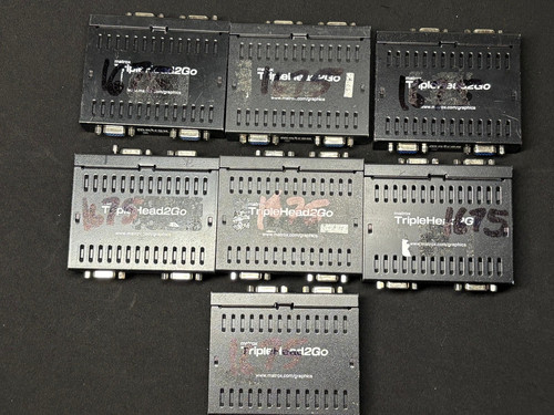 Lot matrox triplehead2go - lot, 7
