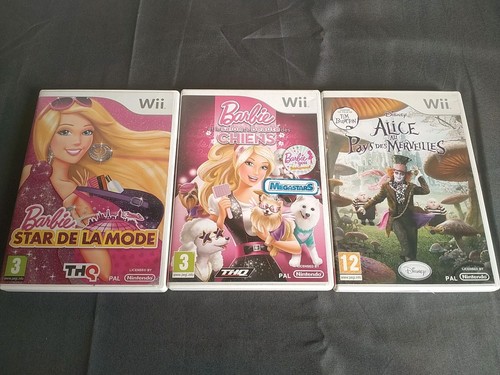 Lot jeux barbie - de, aux