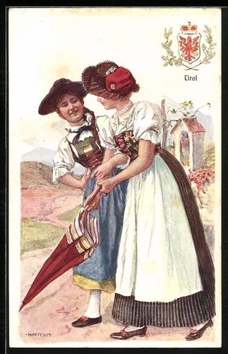Carte postale artiste - postale, a