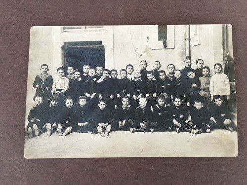 Ancienne carte photo groupe - carte,