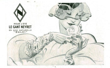 Publicité ancienne le gant Neyret 1936 issue de magazine René Vincent