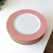 Limoges Union Limousine. 6 assiettes de présentation en porcelaine modèle Carmen