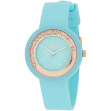 Montre Femme LIU JO Luxury DANCING TEEN TLJ2205 Silicone Turquoise Swarovski