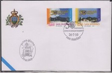 Saint-Marin 2010 Couverture Du Premier Jour Lions Club