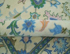 Tapis moderne oushak crème - tapis,