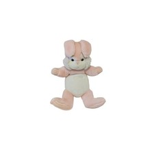 Grande peluche lapin rose blanc rayé TARTINE ET CHOCOLAT  - 31691