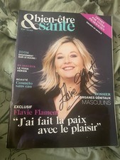 Magazine Bien Etre Sante Flavie Flament  Rare Dedicace Autograph