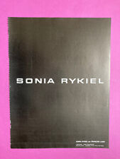 Sonia Rykiel 1978 publicité advertising 70s automne hiver mode pub Francois Lamy