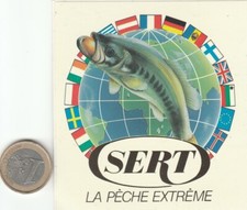 Autocollant. Pêche. SERT
