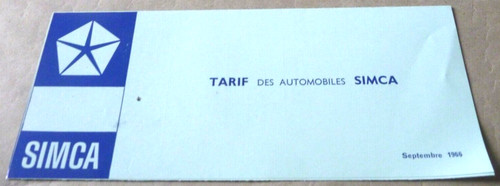 1966 simca 1301 1501 - 1301,