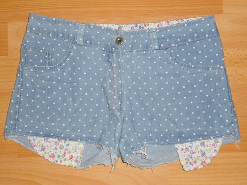Short fille coton - à, 12