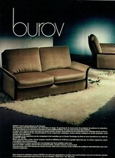  Publicité Advertising 0222  1978  Burov  sièges canapés  Flore médaille Or