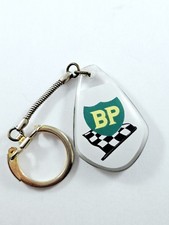 PORTE-CLES - BP 1960s British Petroleum Racing Drapeau VINTAGE Garages Stations