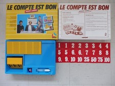 Jeu de société complet LE COMPTE EST BON - Armand Jammot - Jeux Laffont - 1983
