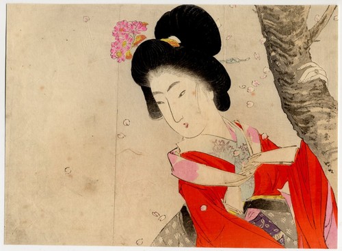 Estampe japonaise originale - uw,