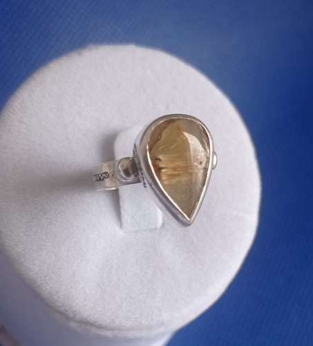Bague argent massif 925 quartz - bague,